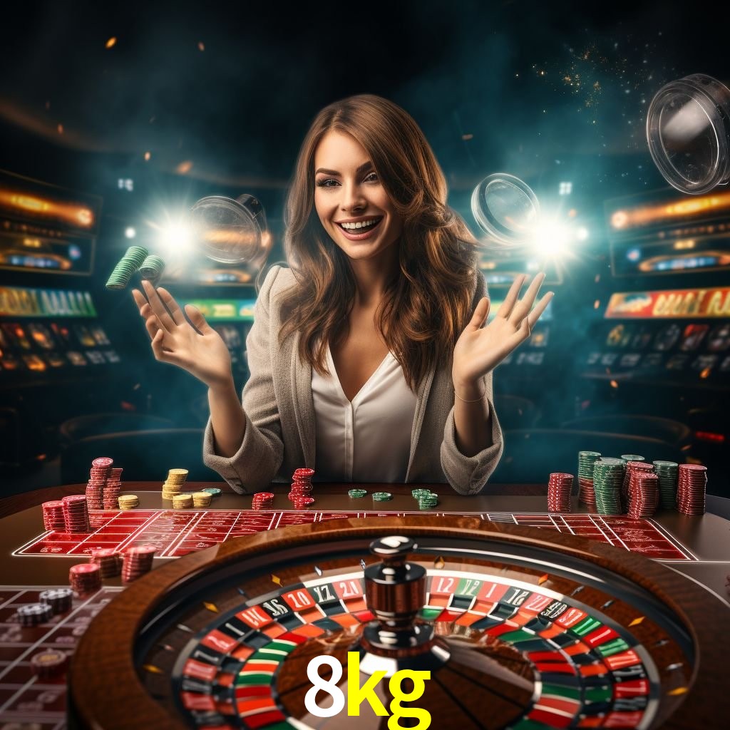 Sinta a adrenalina dos jogos de cassino com 8kg